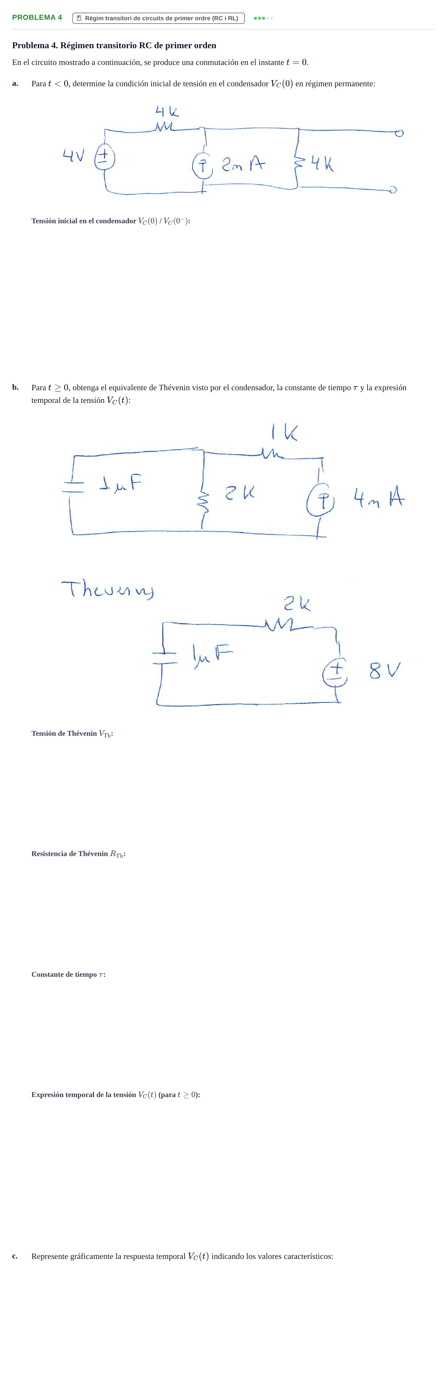 Enunciado: Problema 4 · Electricitat i Electrònica UAB Examen Parcial de Electricidad y Electrónica