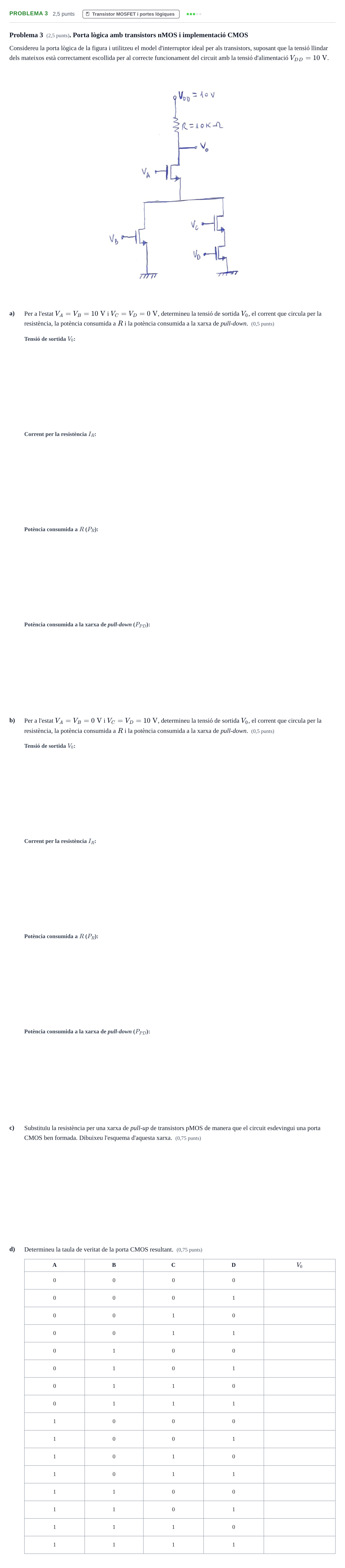 Enunciado: Problema 3 · Electricitat i Electrònica UAB 2019