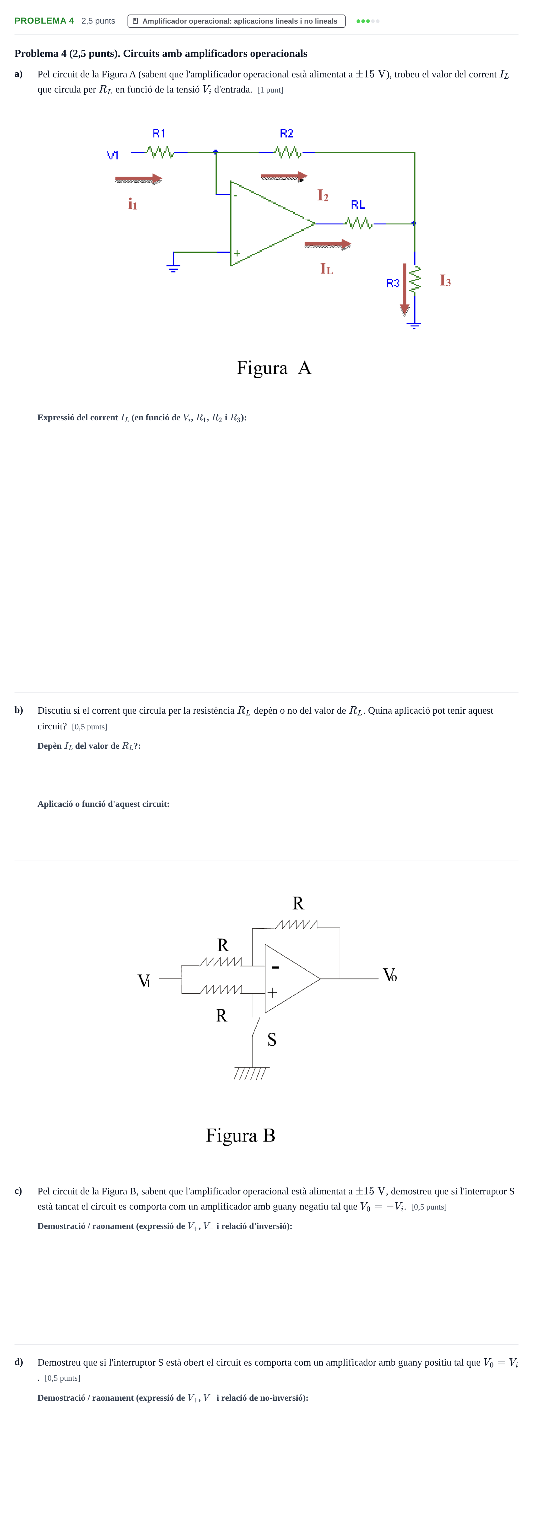 Enunciado: Problema 4 · Electricitat i Electrònica UAB 2019
