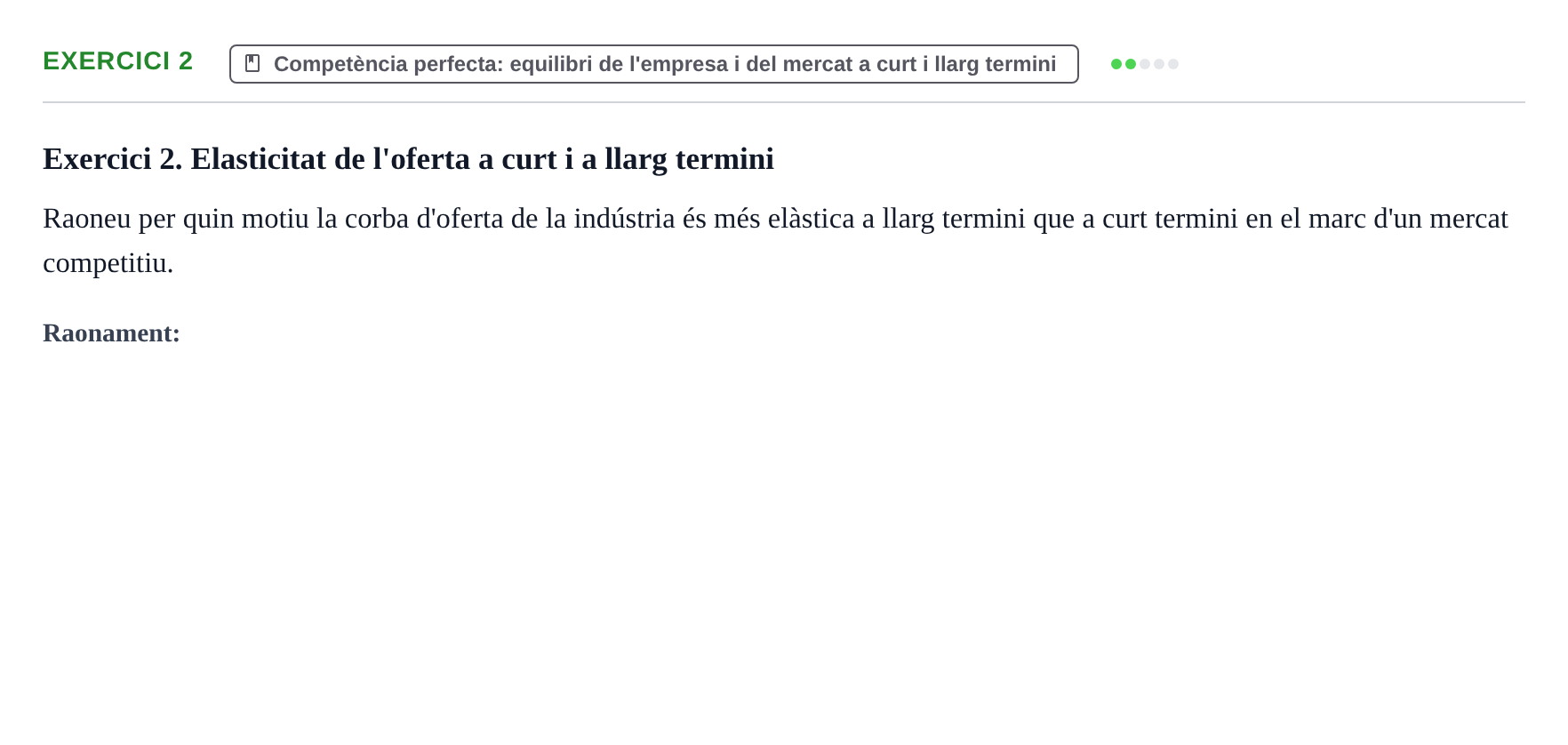 Enunciado: Exercici 2