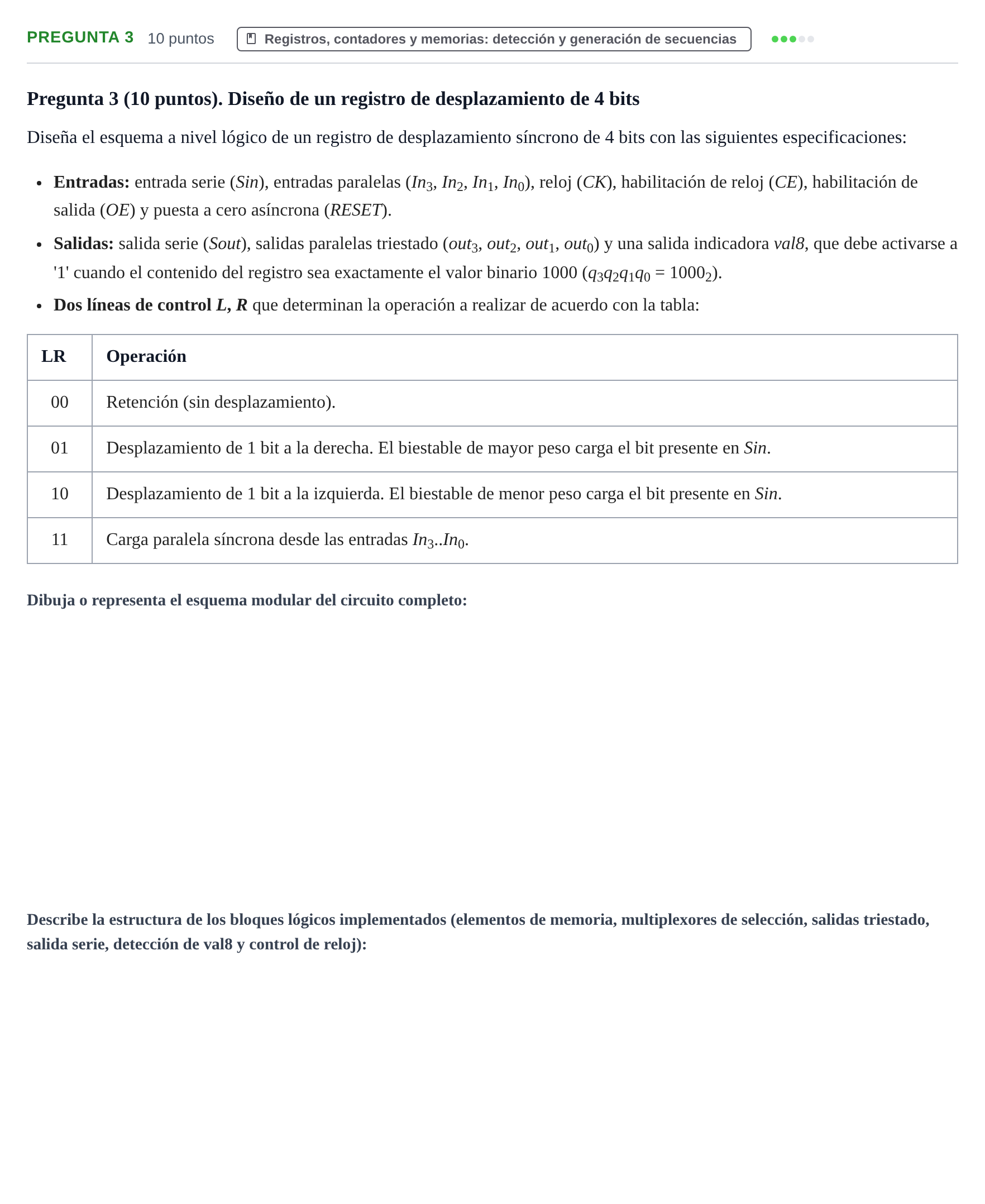 Enunciado: Pregunta 3 · Fonaments dels Computadors UAB 2018