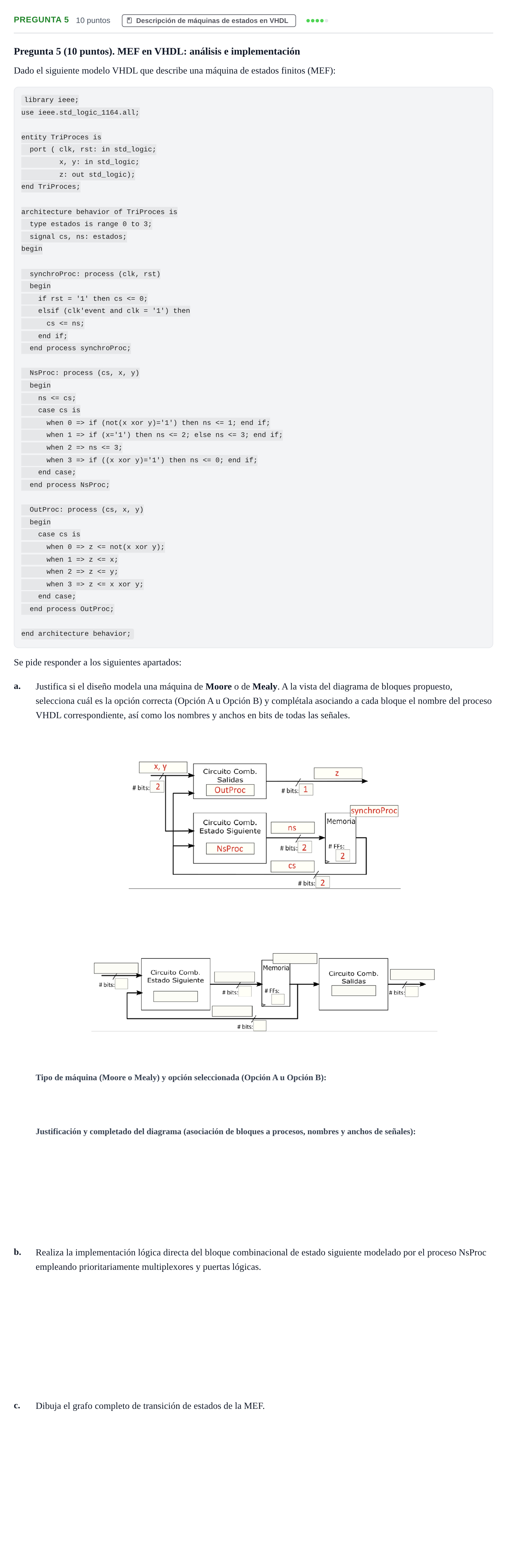 Enunciado: Pregunta 5 · Fonaments dels Computadors UAB 2018