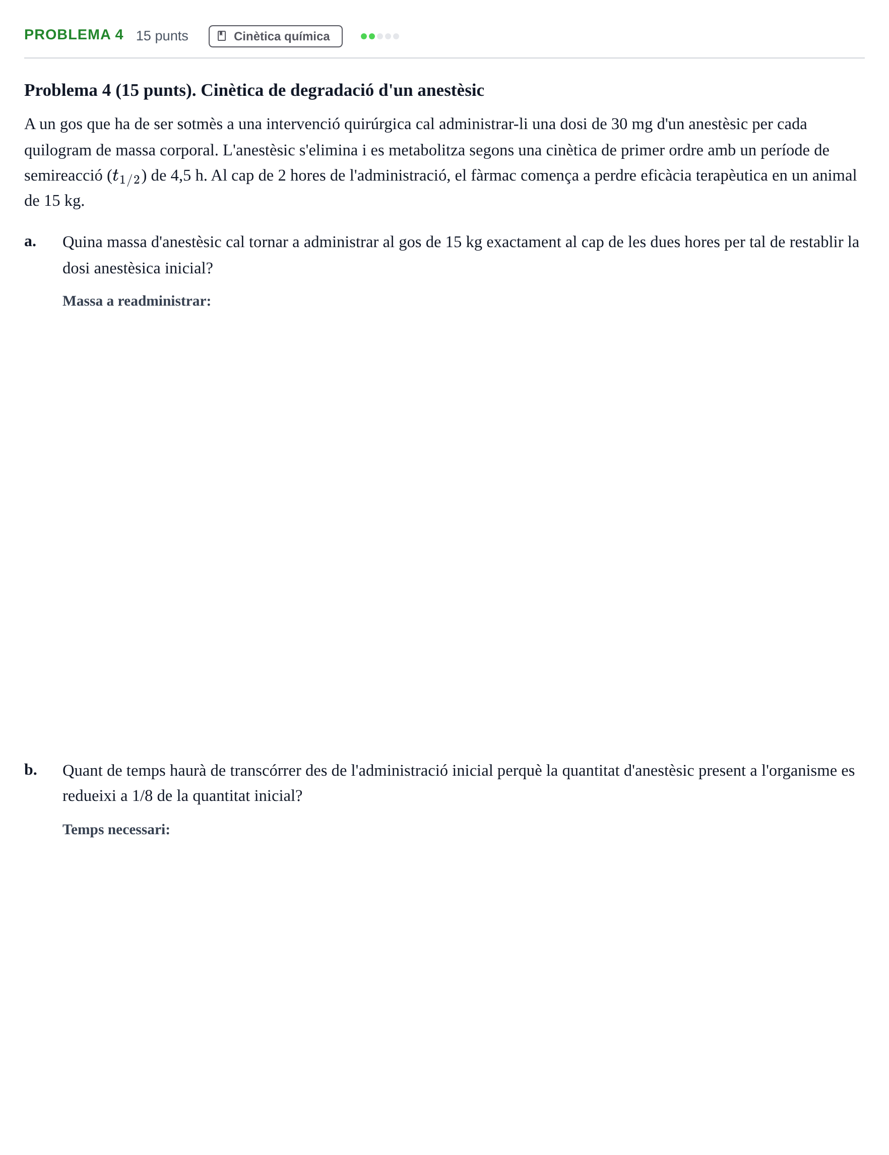 Enunciado: Problema 4 · Fonaments de Química I i II UAB 2011
