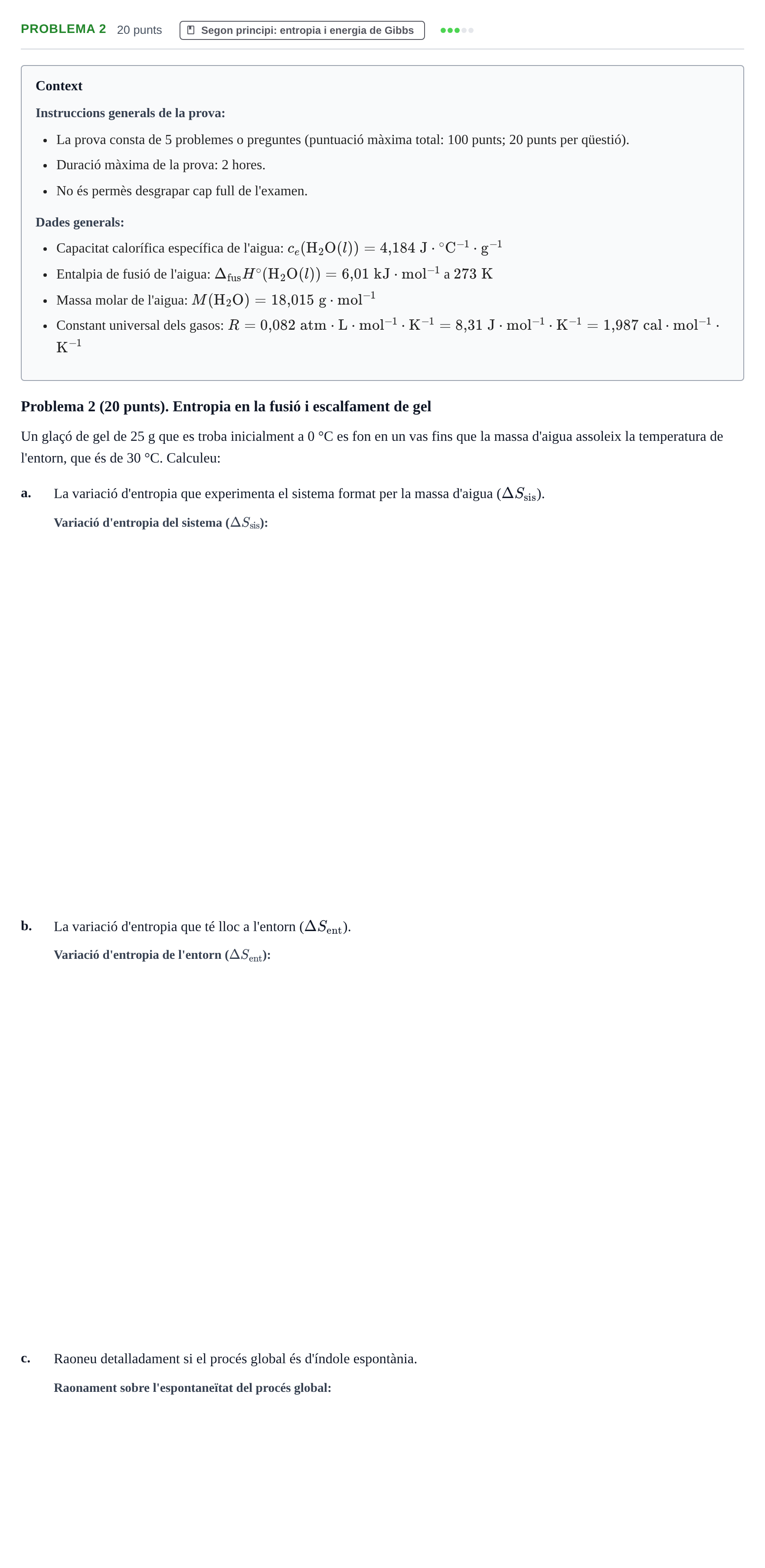 Enunciado: Problema 2 · Fonaments de Química I i II UAB 2013