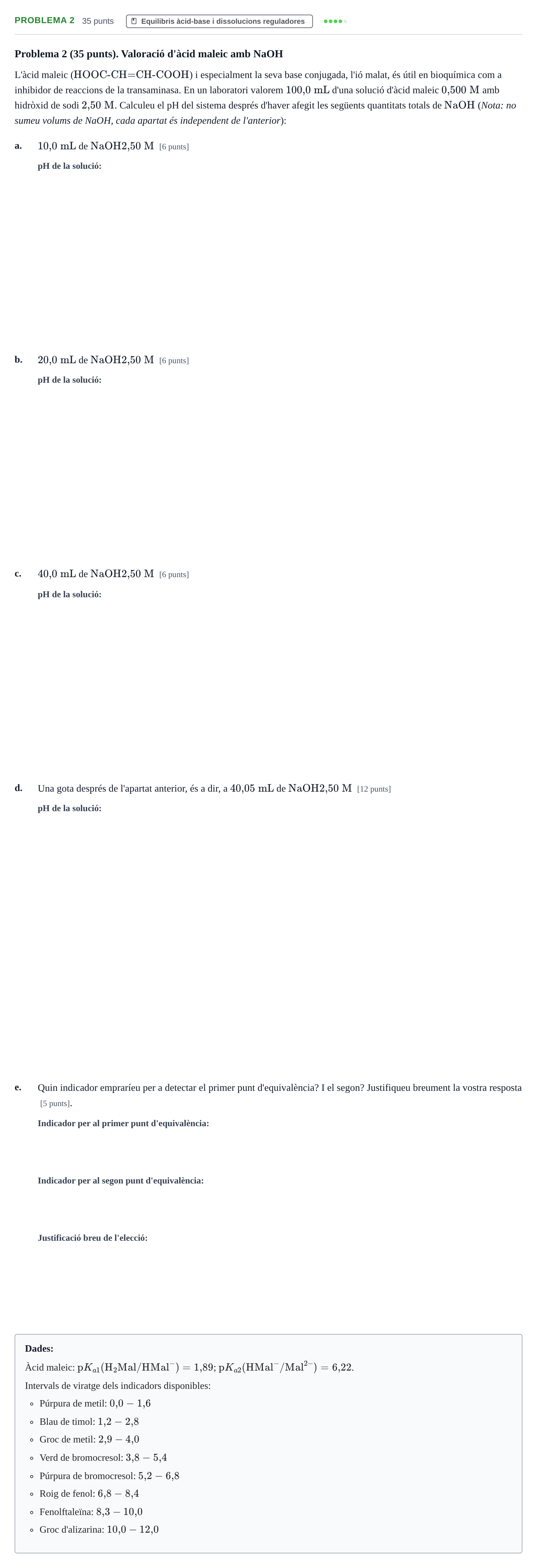 Enunciado: Problema 2 · Fonaments de Química I i II UAB 2014