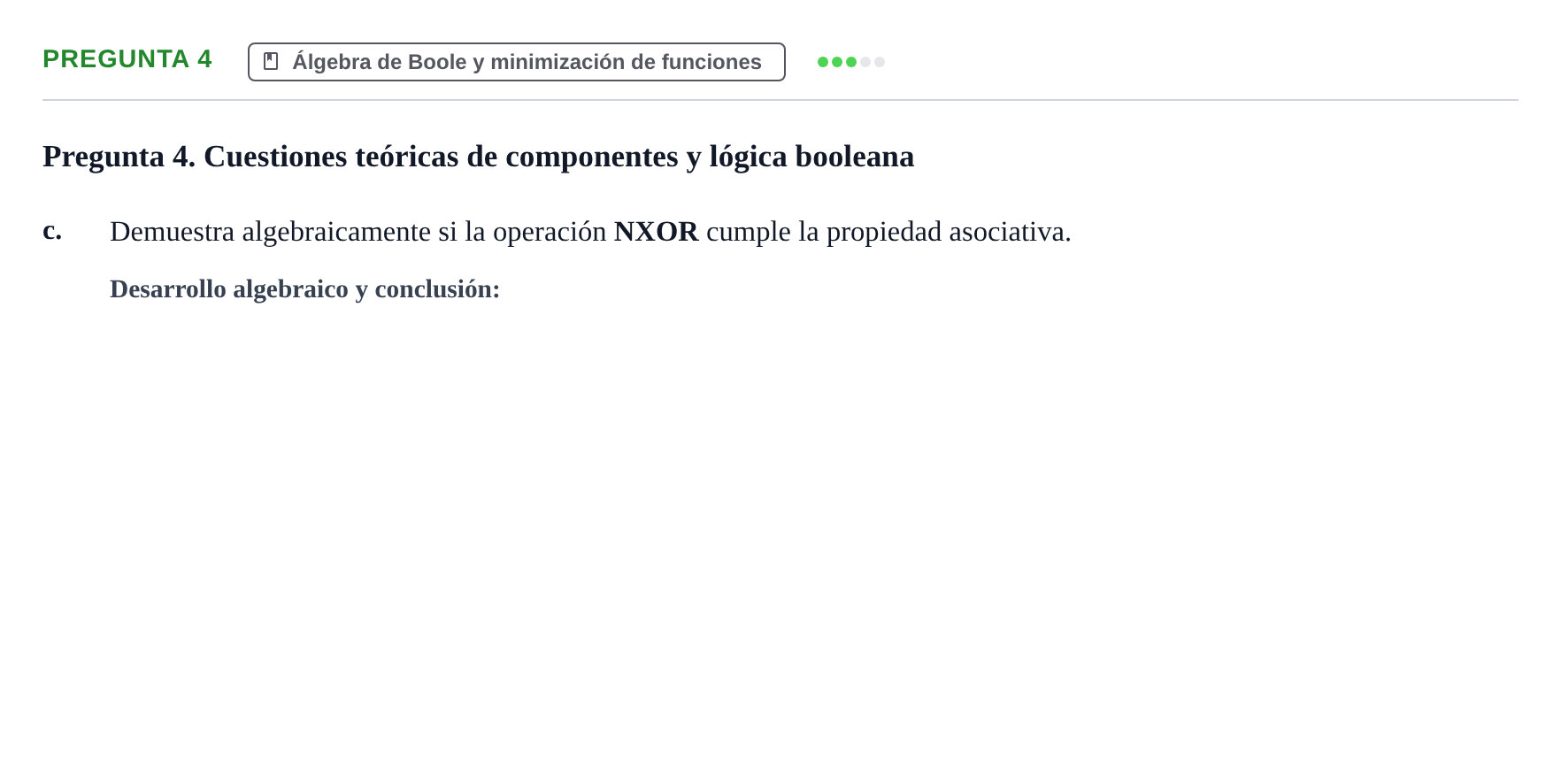 Enunciado: Pregunta 4 - Álgebra de Boole · Fonaments dels Computadors UAB 2024