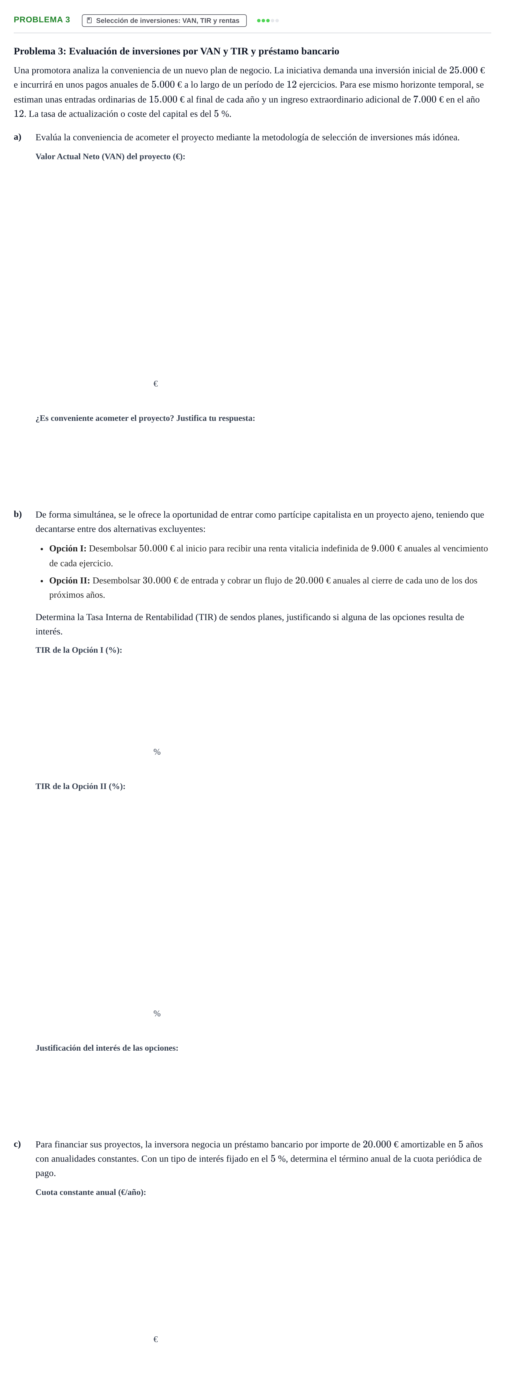 Enunciado: Problema 3 · Economia de L'empresa UB 2024