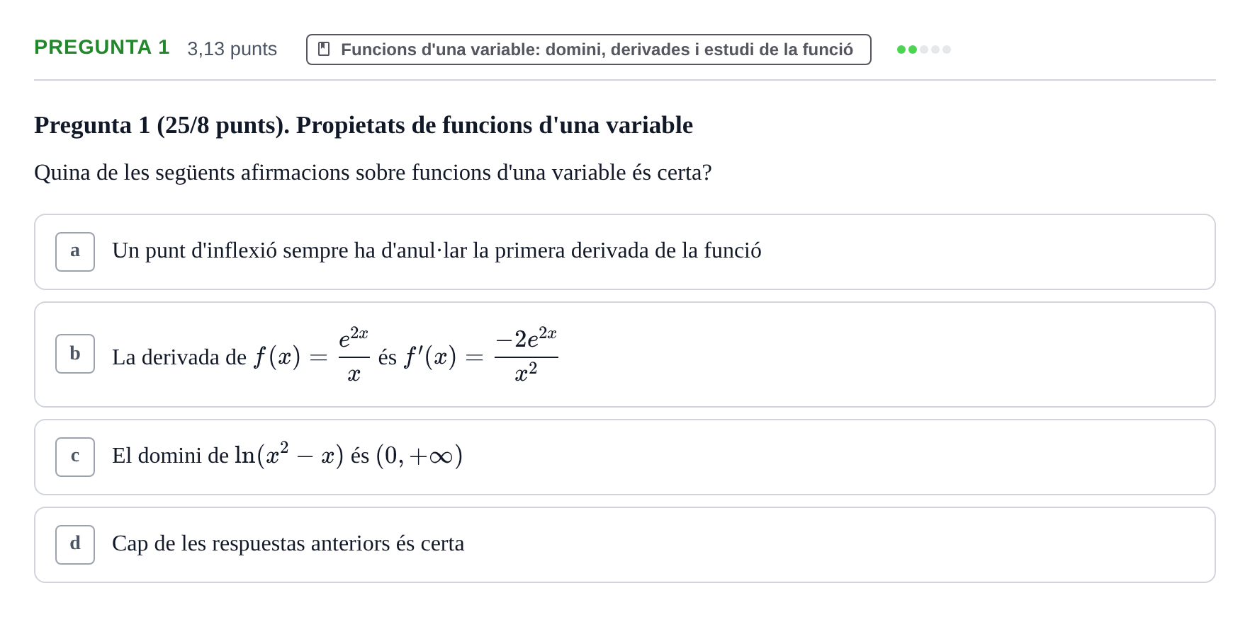 Enunciado: Pregunta 1 · Matemática Aplicada y Bioestadística UB 2018