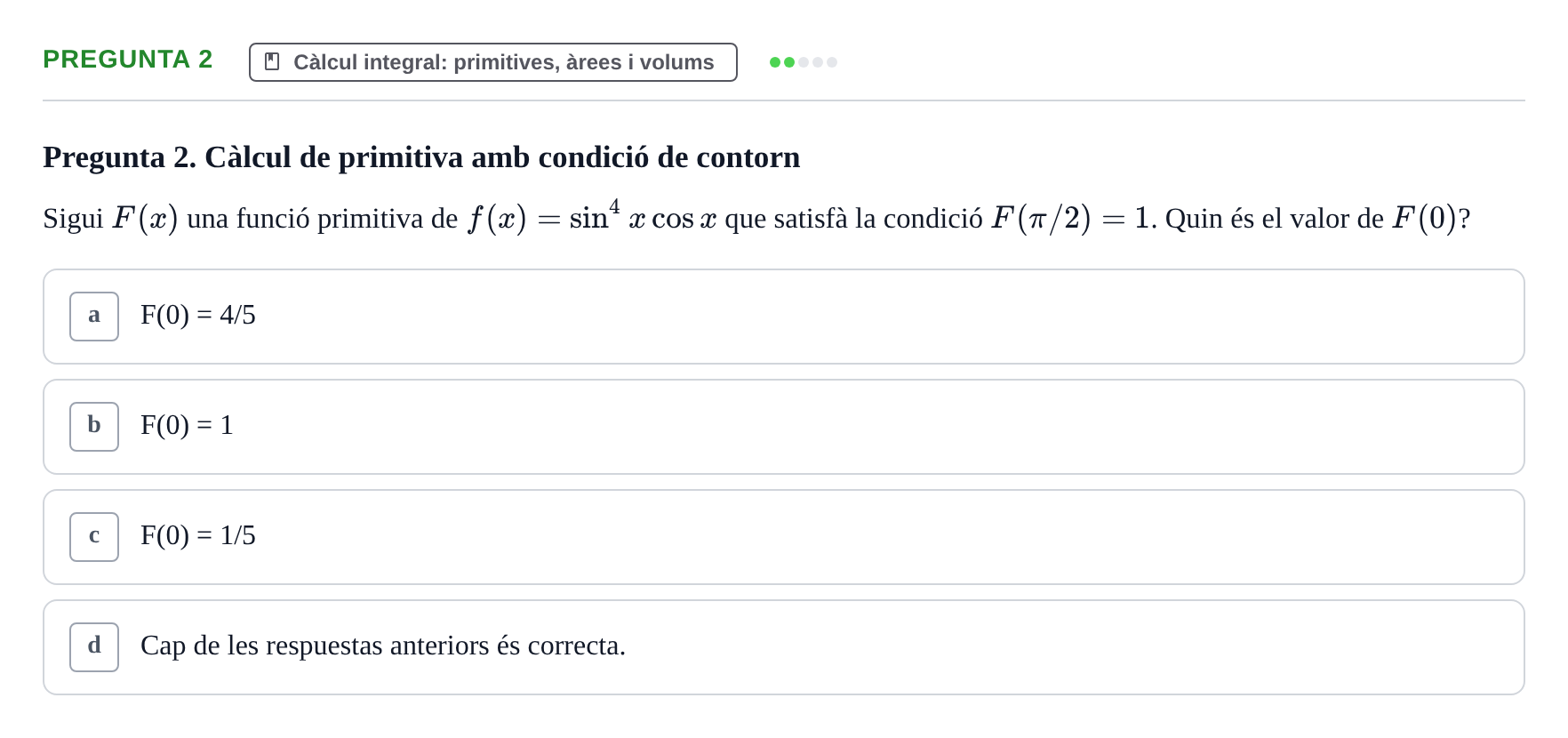 Enunciado: Pregunta 2 · Matemática Aplicada y Bioestadística UB 2018