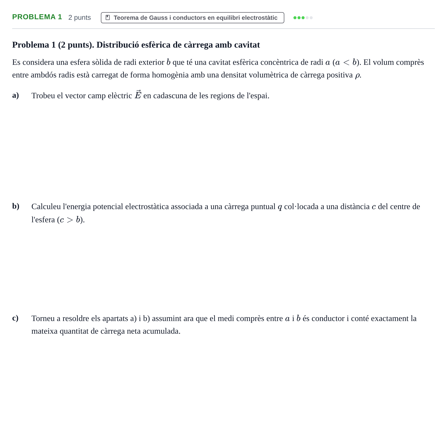 Enunciado: Problema 1 · Física II UB 2006