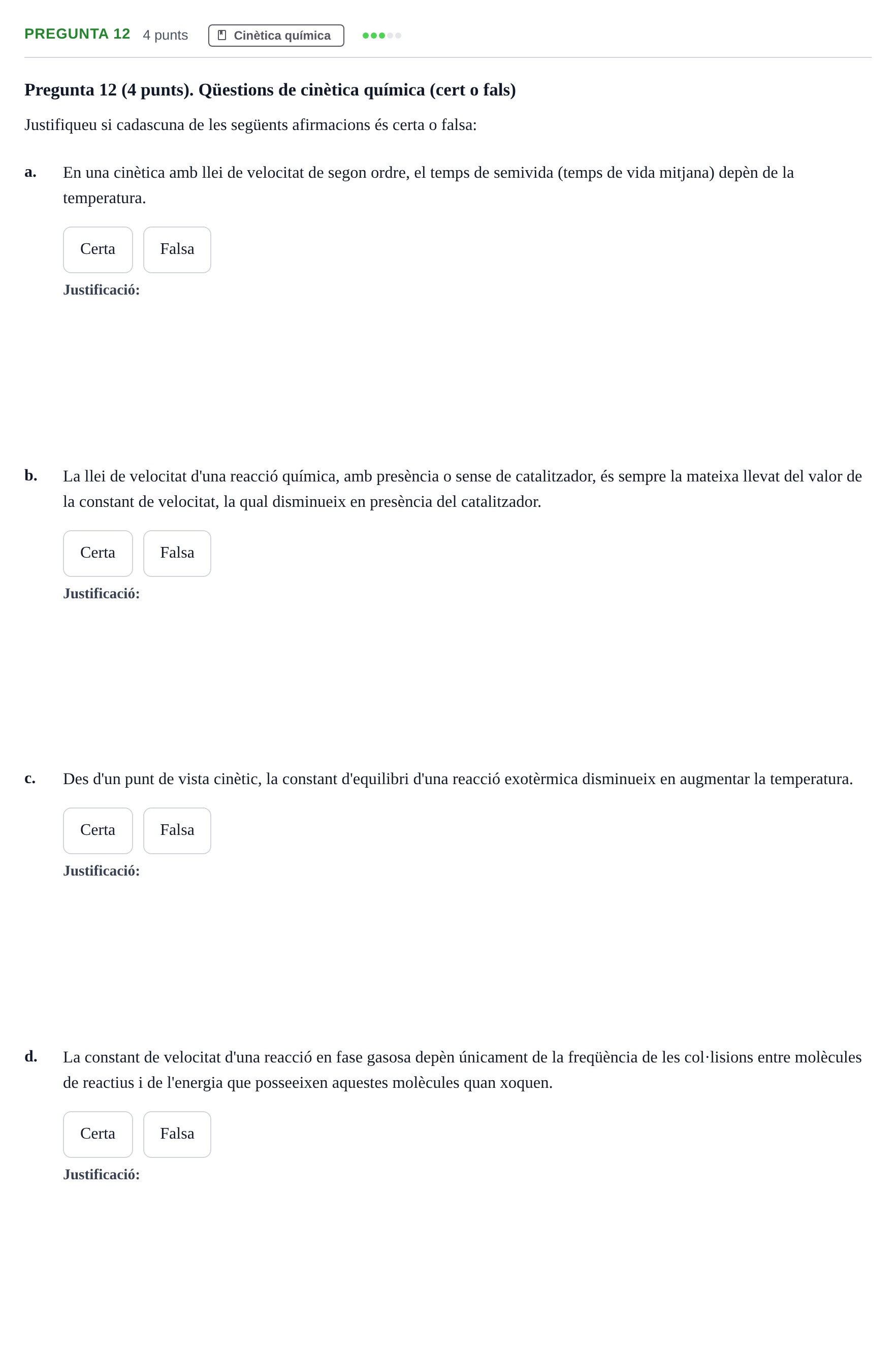 Enunciado: Pregunta 12 · Química Bàsica I UB 2021