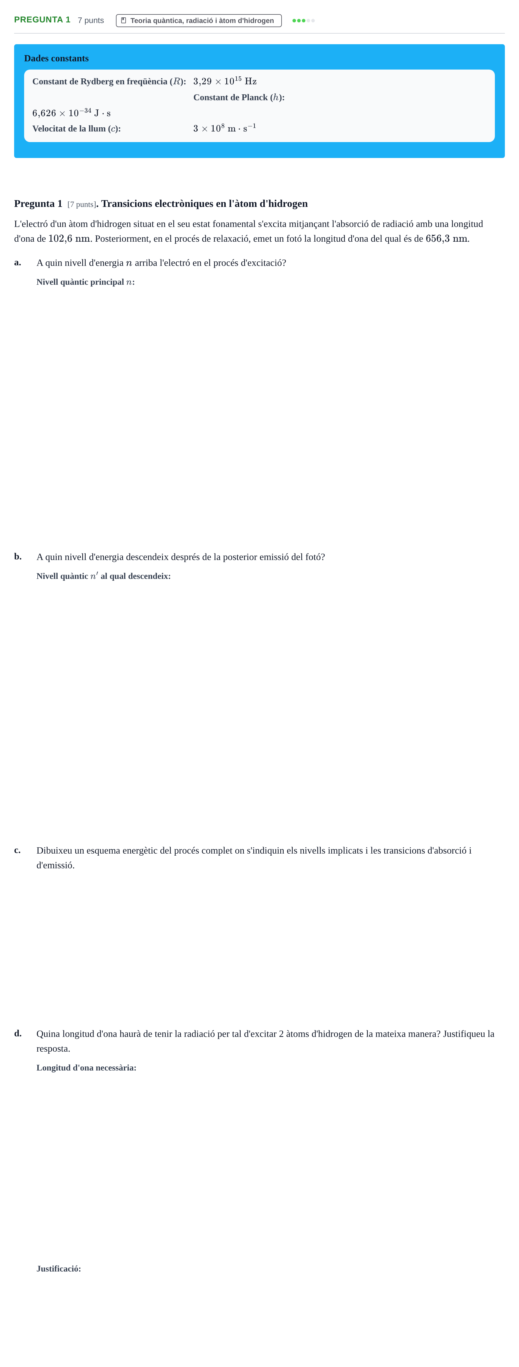 Enunciado: Pregunta 1 · Química Bàsica I UB 2023