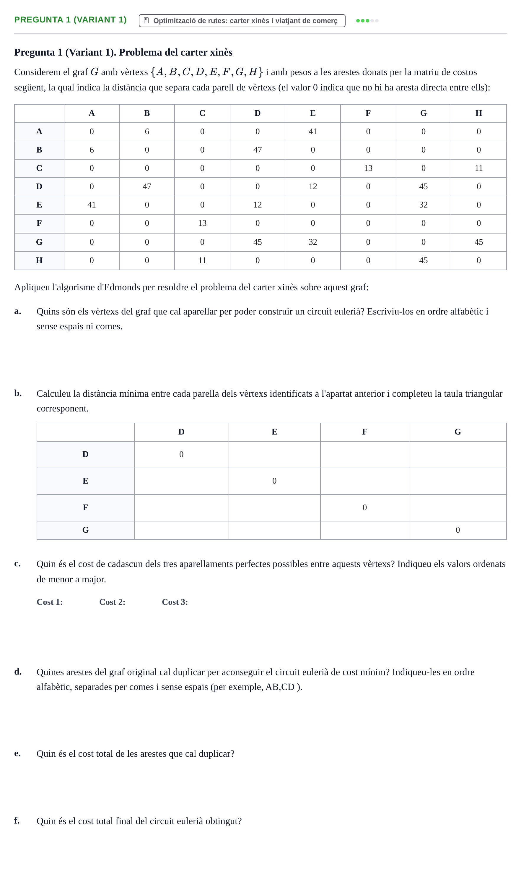 Enunciado: Pregunta 1 (Variant 1)