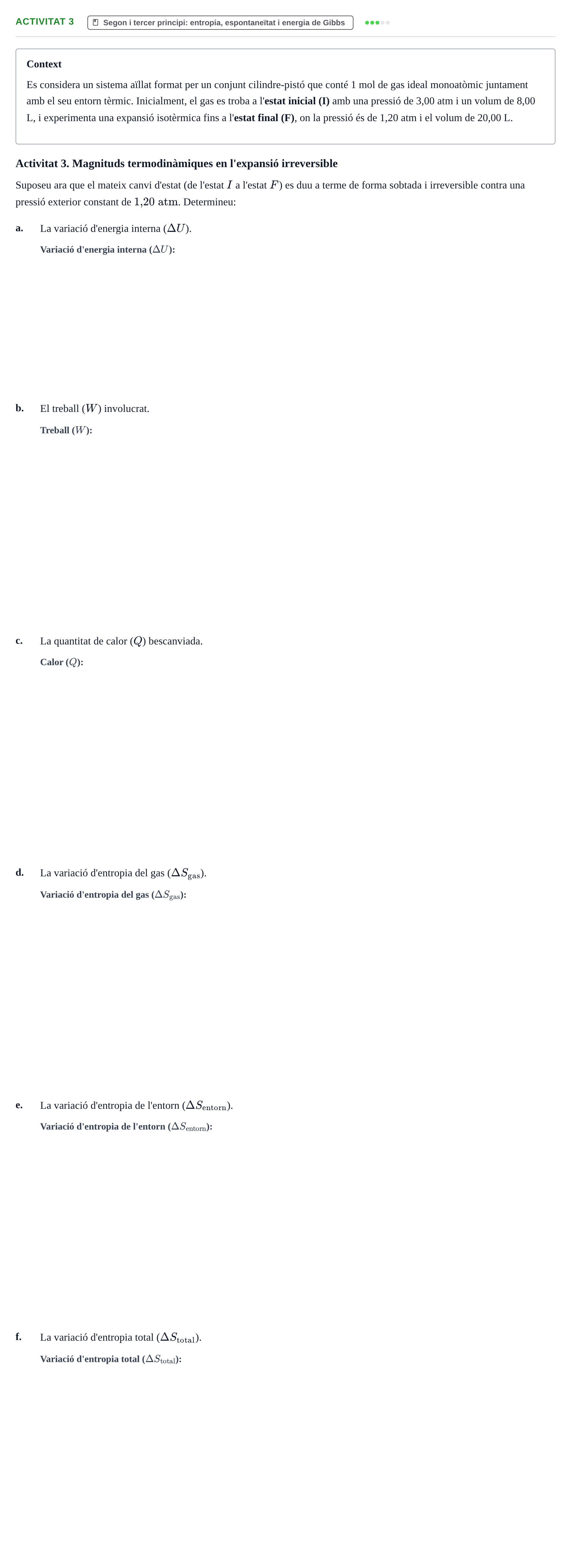 Enunciado: Activitat 3
