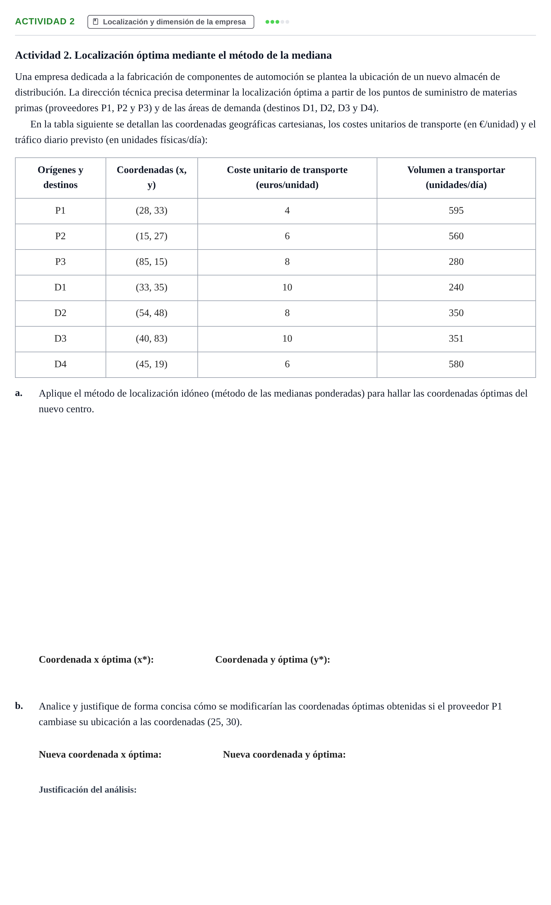 Enunciado: Actividad 2