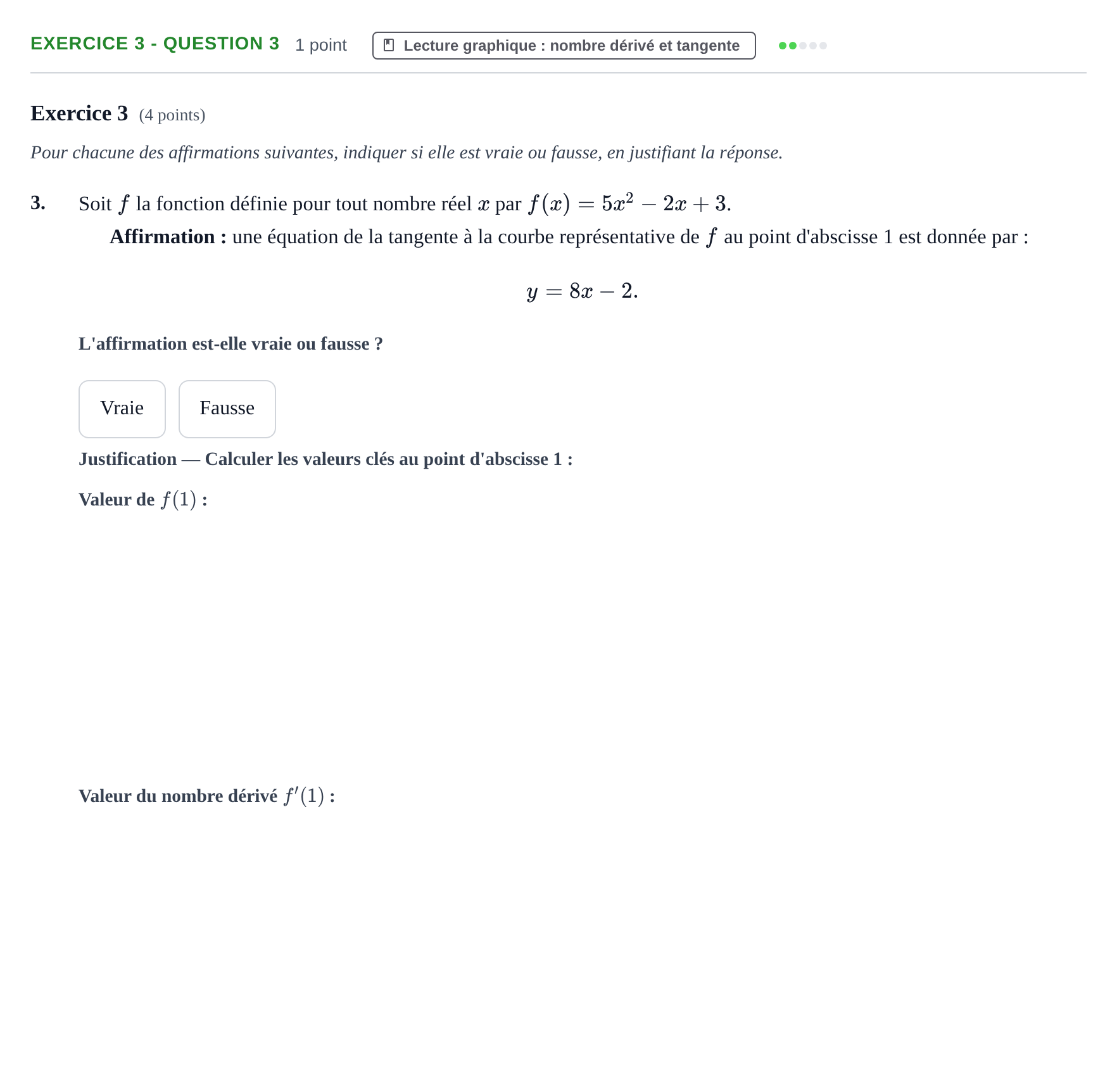 Énoncé: Exercice 3 - Question 3 · Bac STMG Épreuve anticipée de mathématiques Métropole Septembre 2026