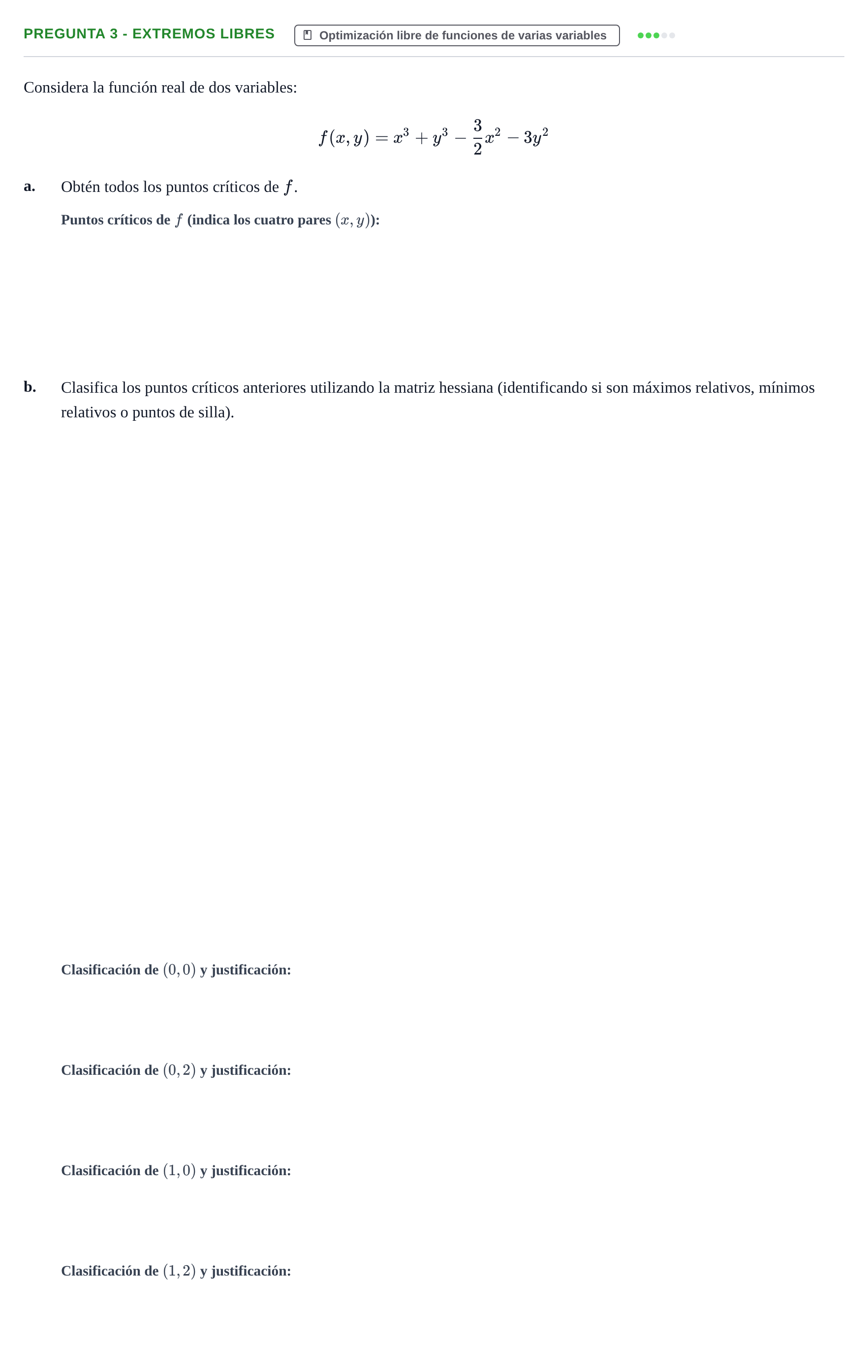 Enunciado: Pregunta 3 - Extremos libres · Matemáticas II UAB Juny 2018