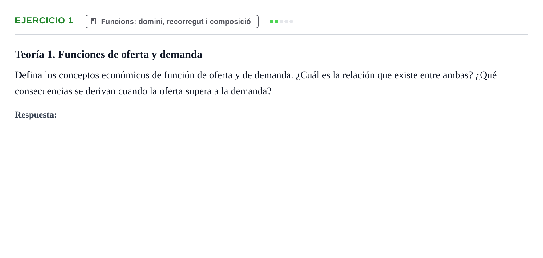 Enunciado: Problema 1 · Matemáticas I UAB Examen de repaso de Matemáticas I de la Empresa