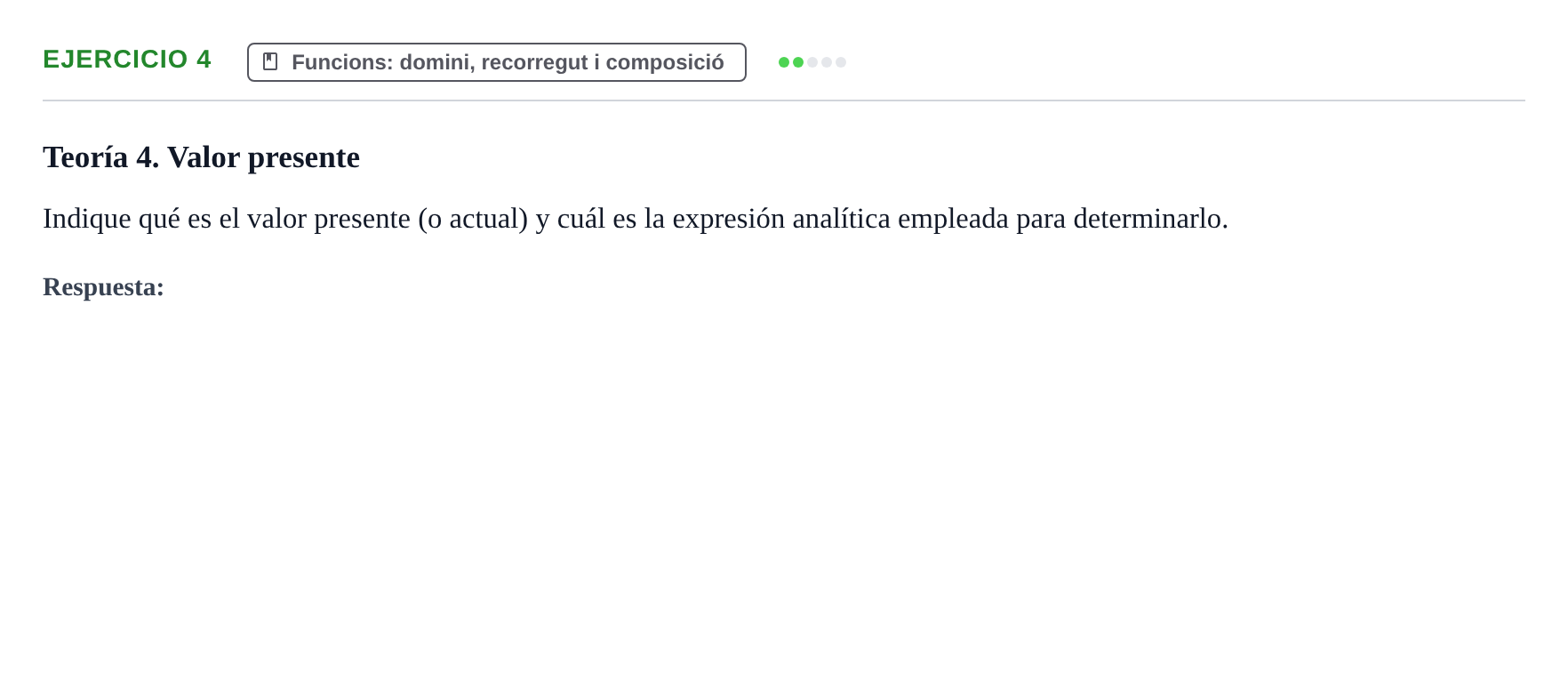Enunciado: Problema 4 · Matemáticas I UAB Examen de repaso de Matemáticas I de la Empresa