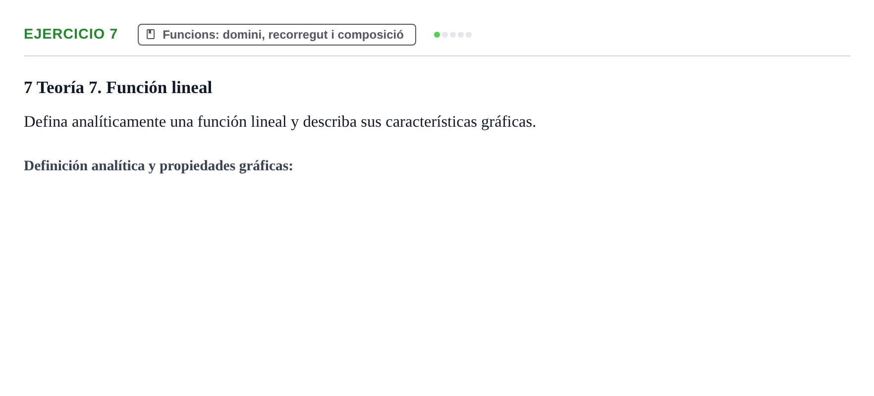 Enunciado: Problema 7 · Matemáticas I UAB Examen de repaso de Matemáticas I de la Empresa
