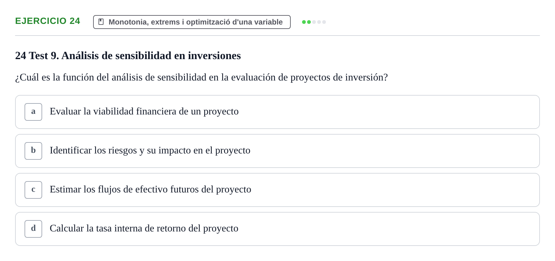 Enunciado: Problema 24 · Matemáticas I UAB Examen de repaso de Matemáticas I de la Empresa