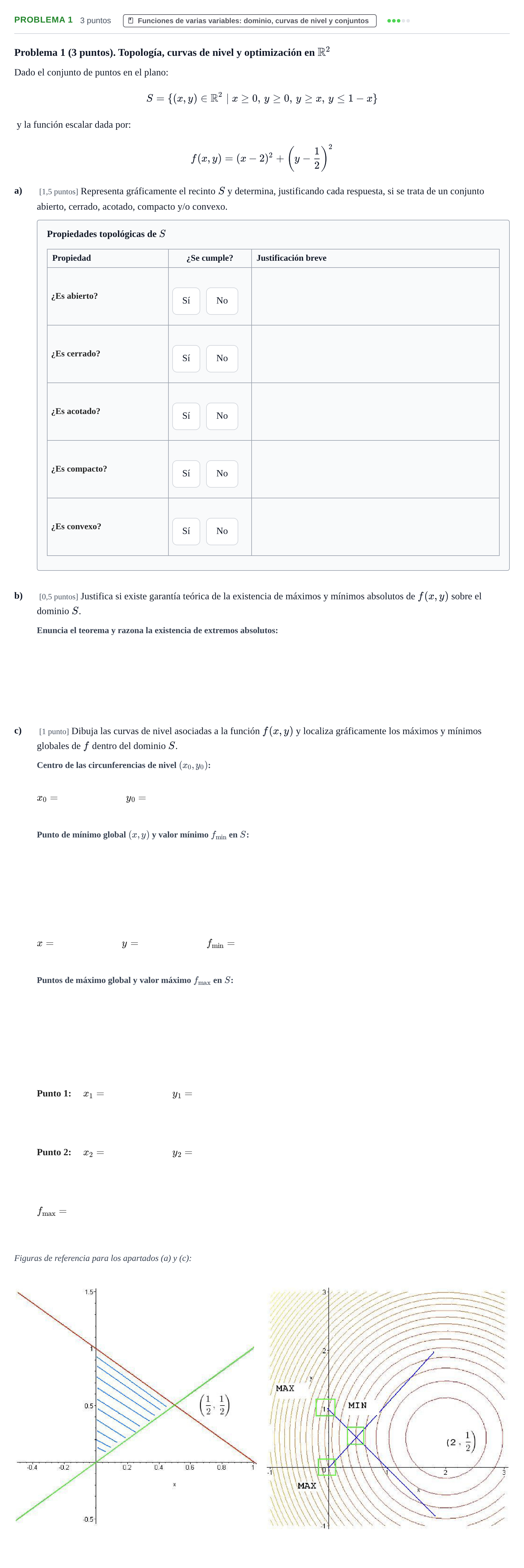 Enunciado: Problema 1 · Matemáticas II UAB Juny 2014