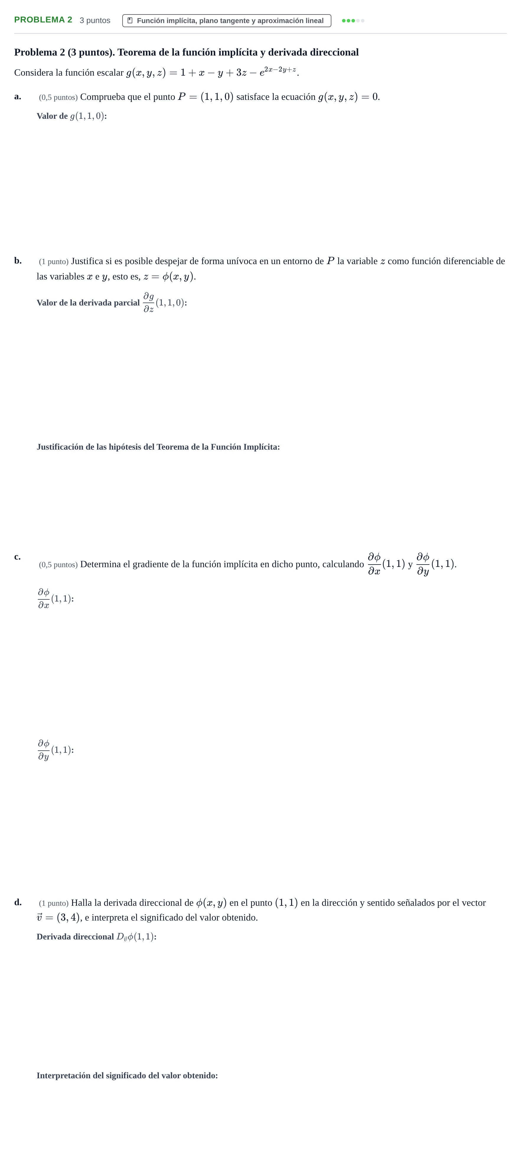 Enunciado: Problema 2 · Matemáticas II UAB Juny 2014