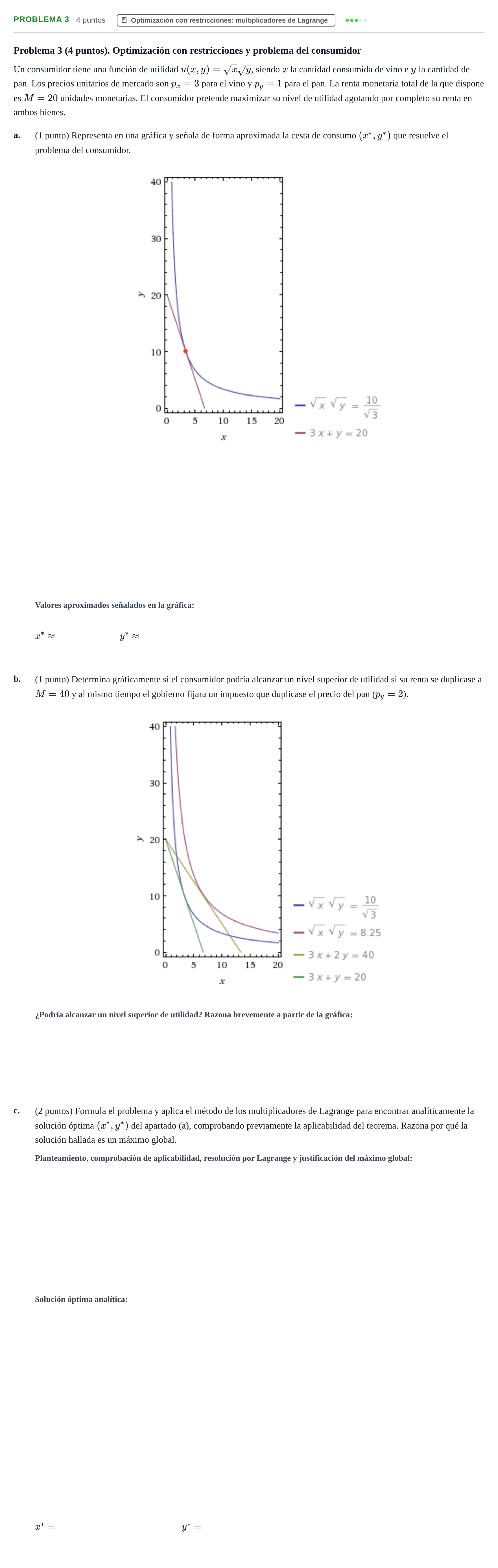 Enunciado: Problema 3 · Matemáticas II UAB Juny 2014