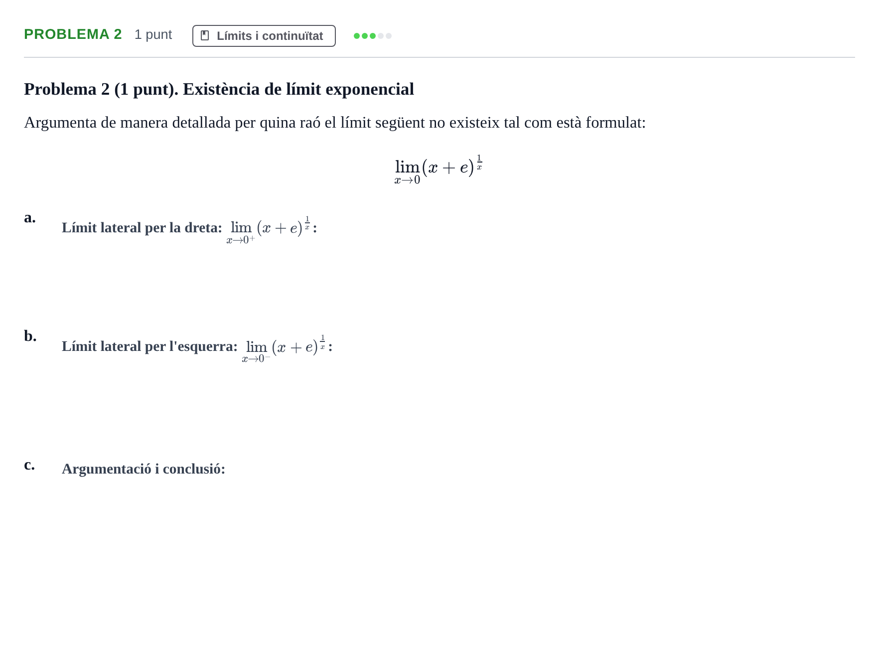 Enunciado: Problema 2 · Matemáticas I UAB 2017