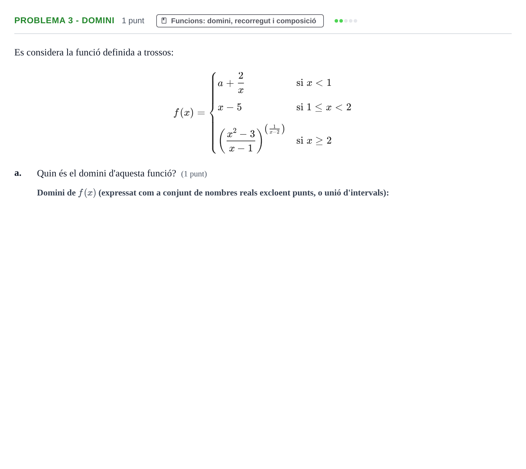 Enunciado: Problema 3 - Domini · Matemáticas I UAB 2017