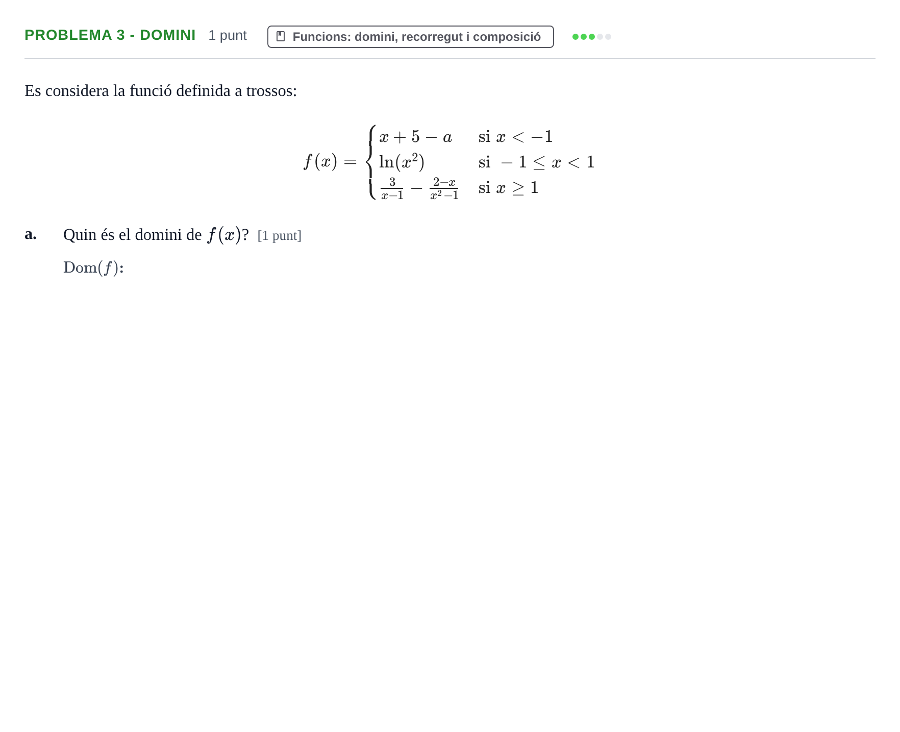 Enunciado: Problema 3 - Domini · Matemáticas I UAB 2017