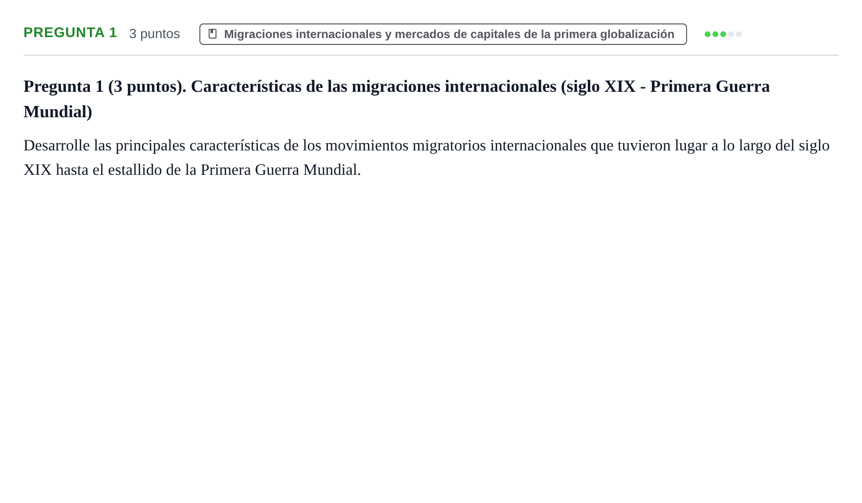 Enunciado: Pregunta 1 · Historia Económica Mundial UAB 2018