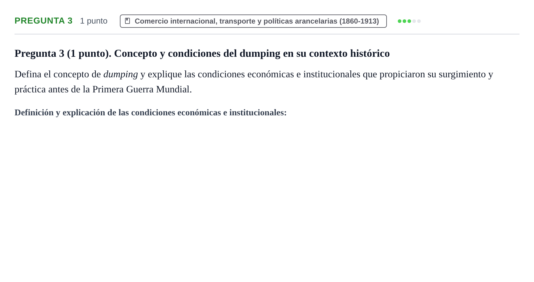 Enunciado: Pregunta 3 · Historia Económica Mundial UAB 2018