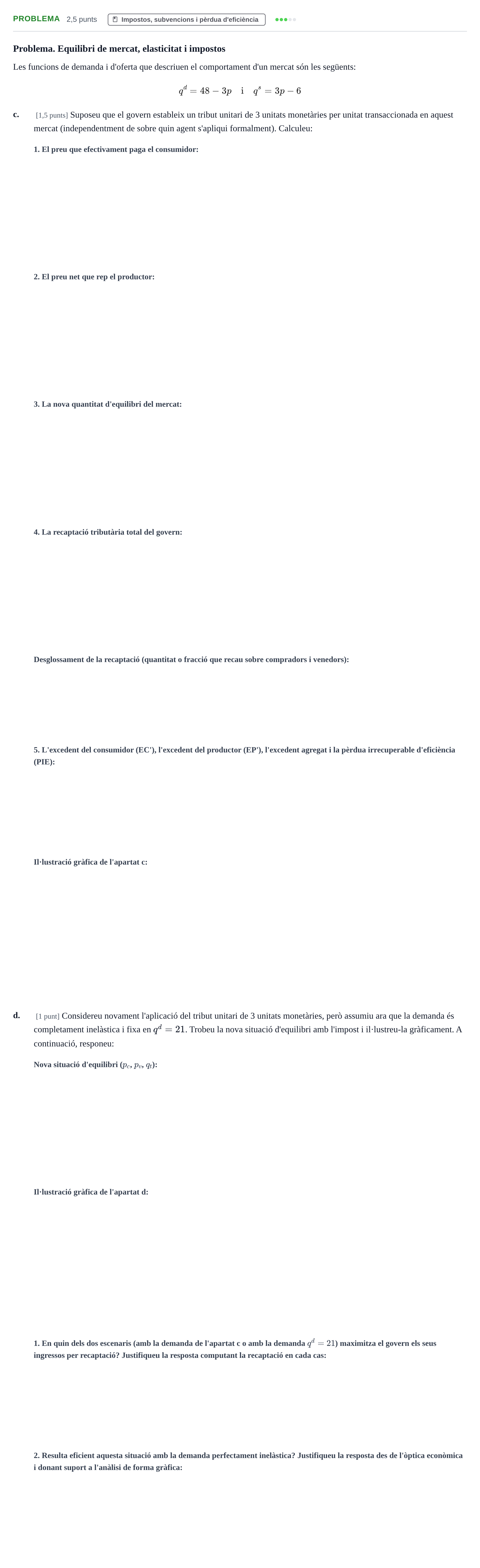 Enunciado: Problema - Impostos · Introducción a la Economía UAB 2022