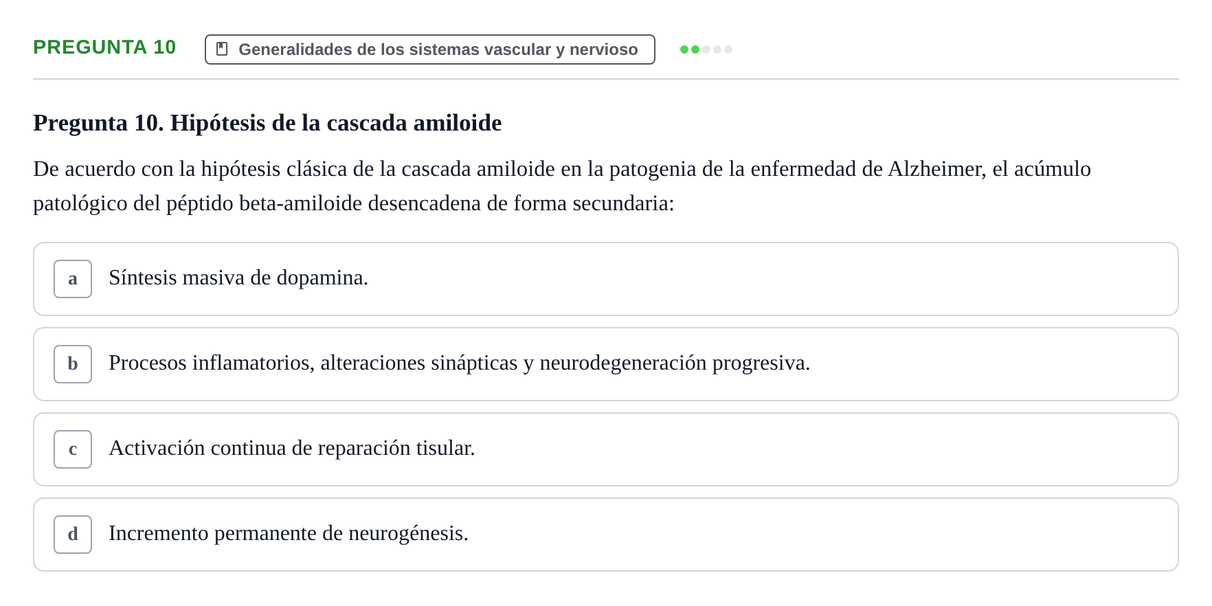 Enunciado: Pregunta 10