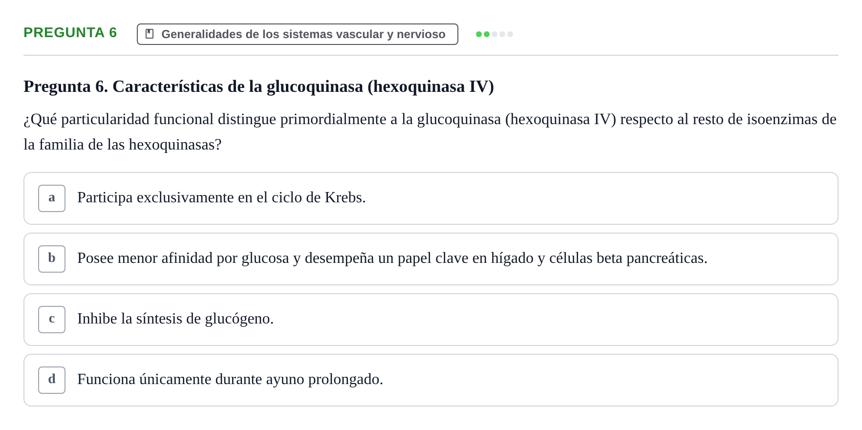 Enunciado: Pregunta 6