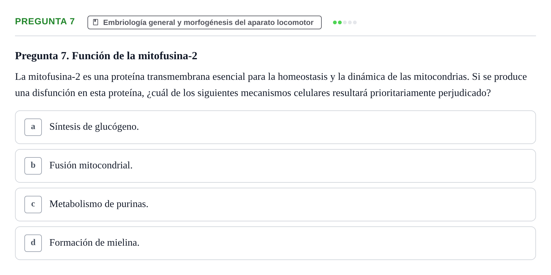 Enunciado: Pregunta 7