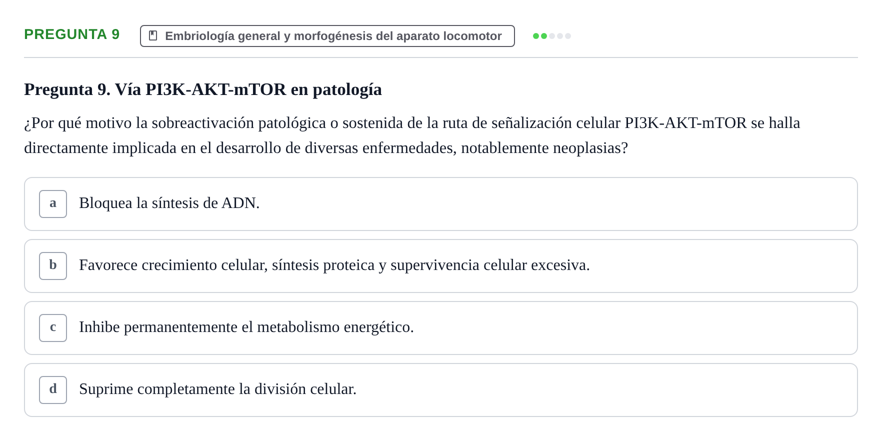 Enunciado: Pregunta 9