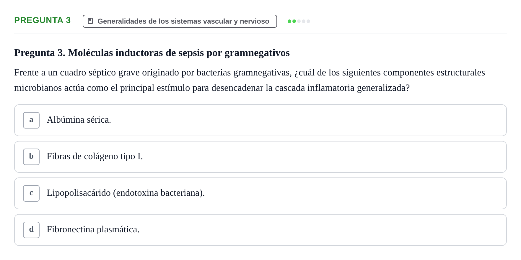 Enunciado: Pregunta 3