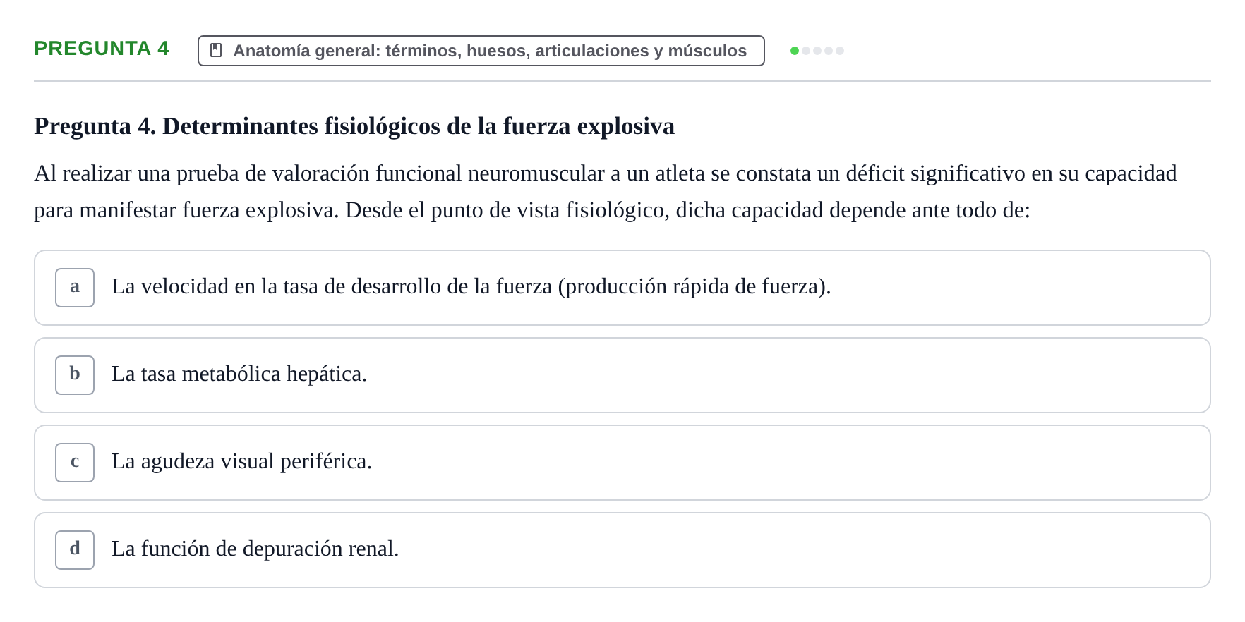 Enunciado: Pregunta 4