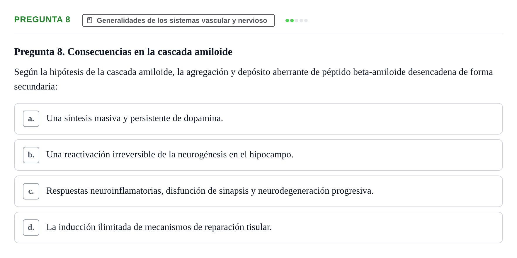 Enunciado: Pregunta 8