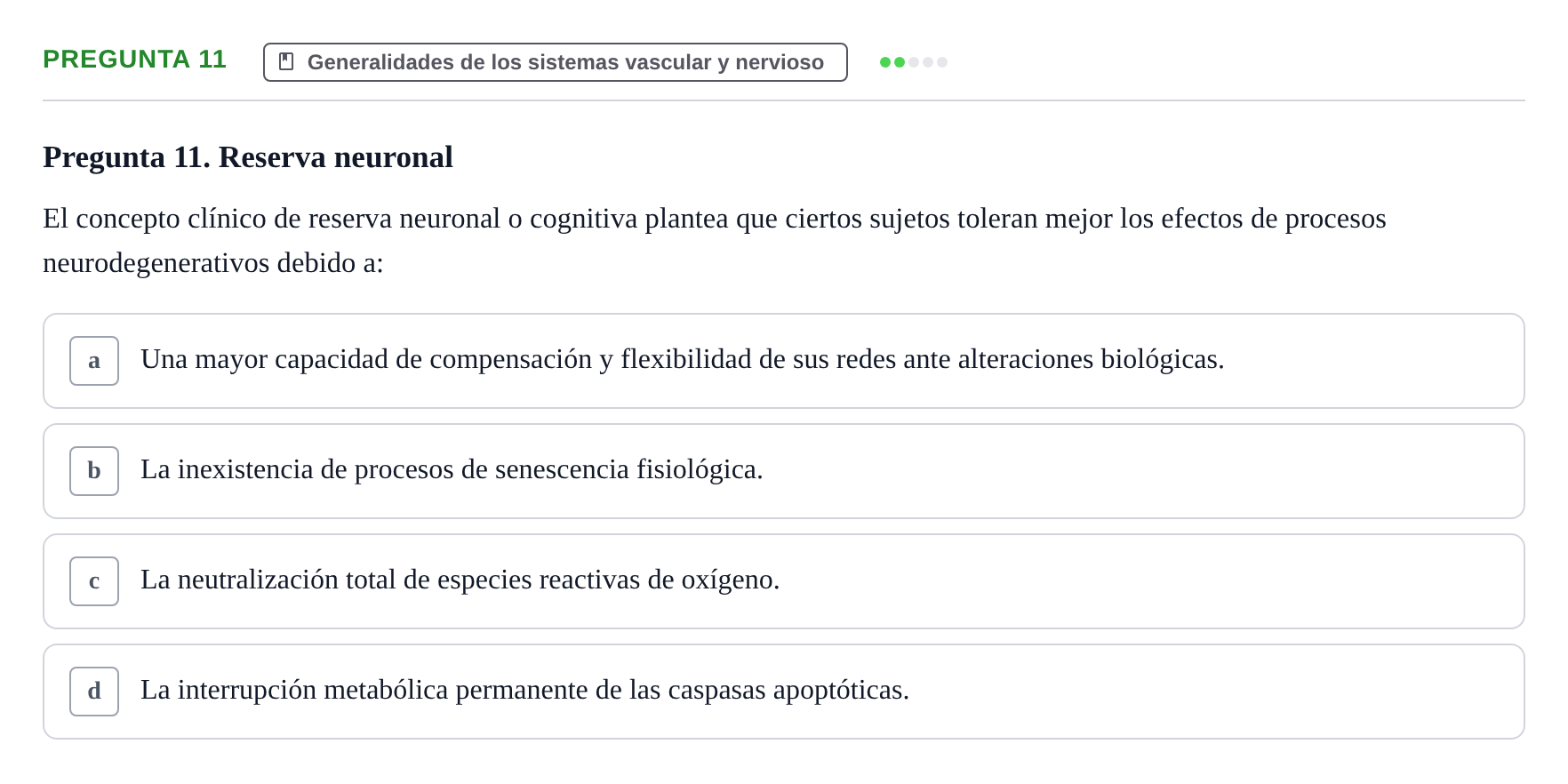 Enunciado: Pregunta 11