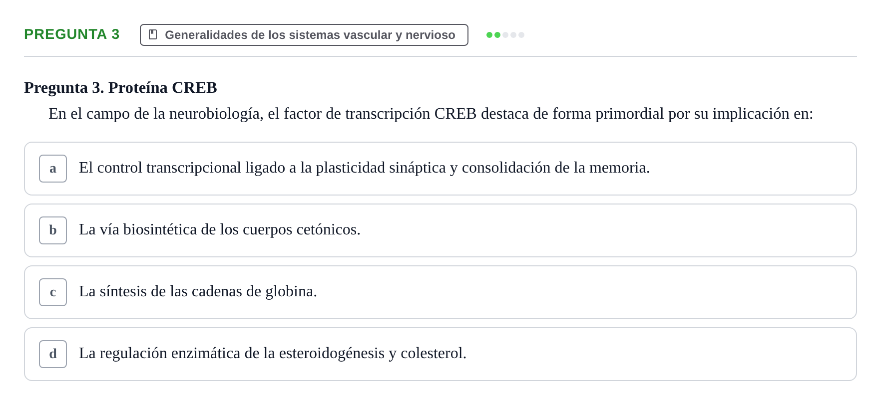 Enunciado: Pregunta 3