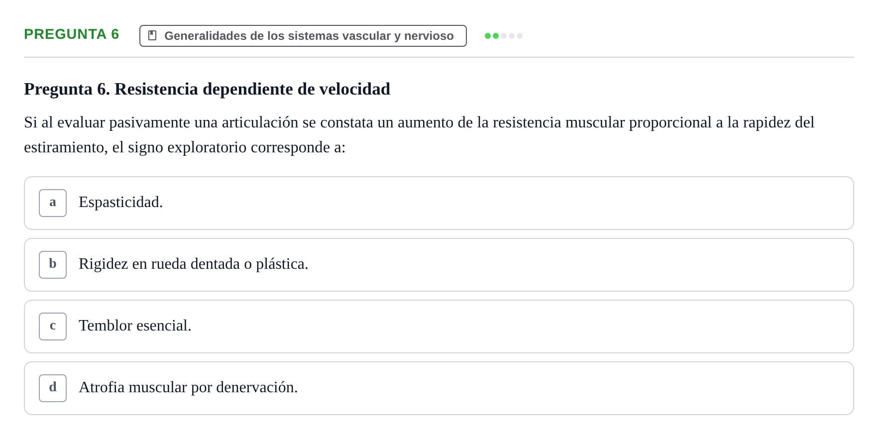 Enunciado: Pregunta 6