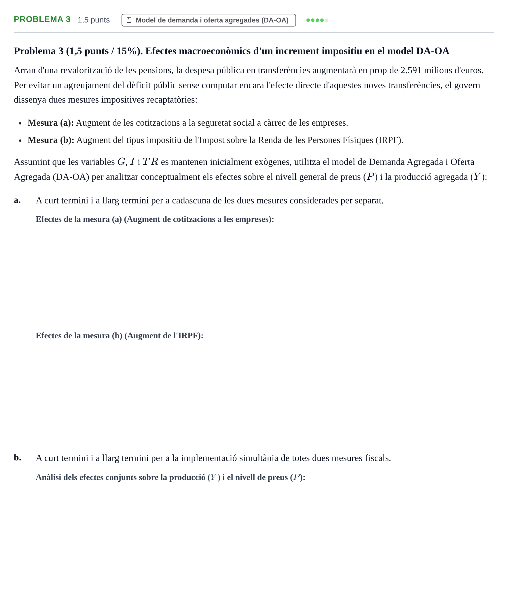 Enunciado: Problema 3 · Introducción a la Economía UAB 2019