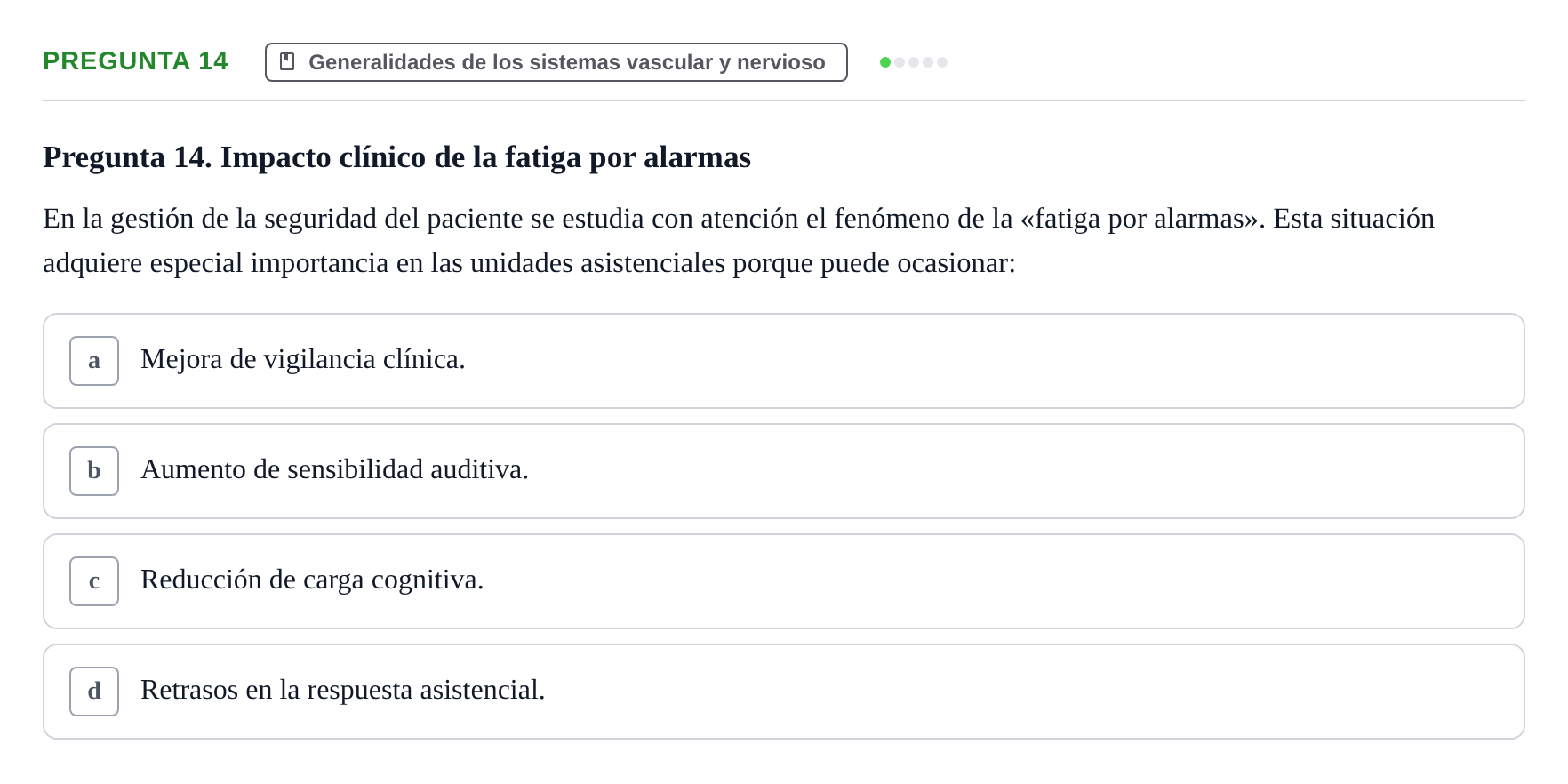 Enunciado: Pregunta 14