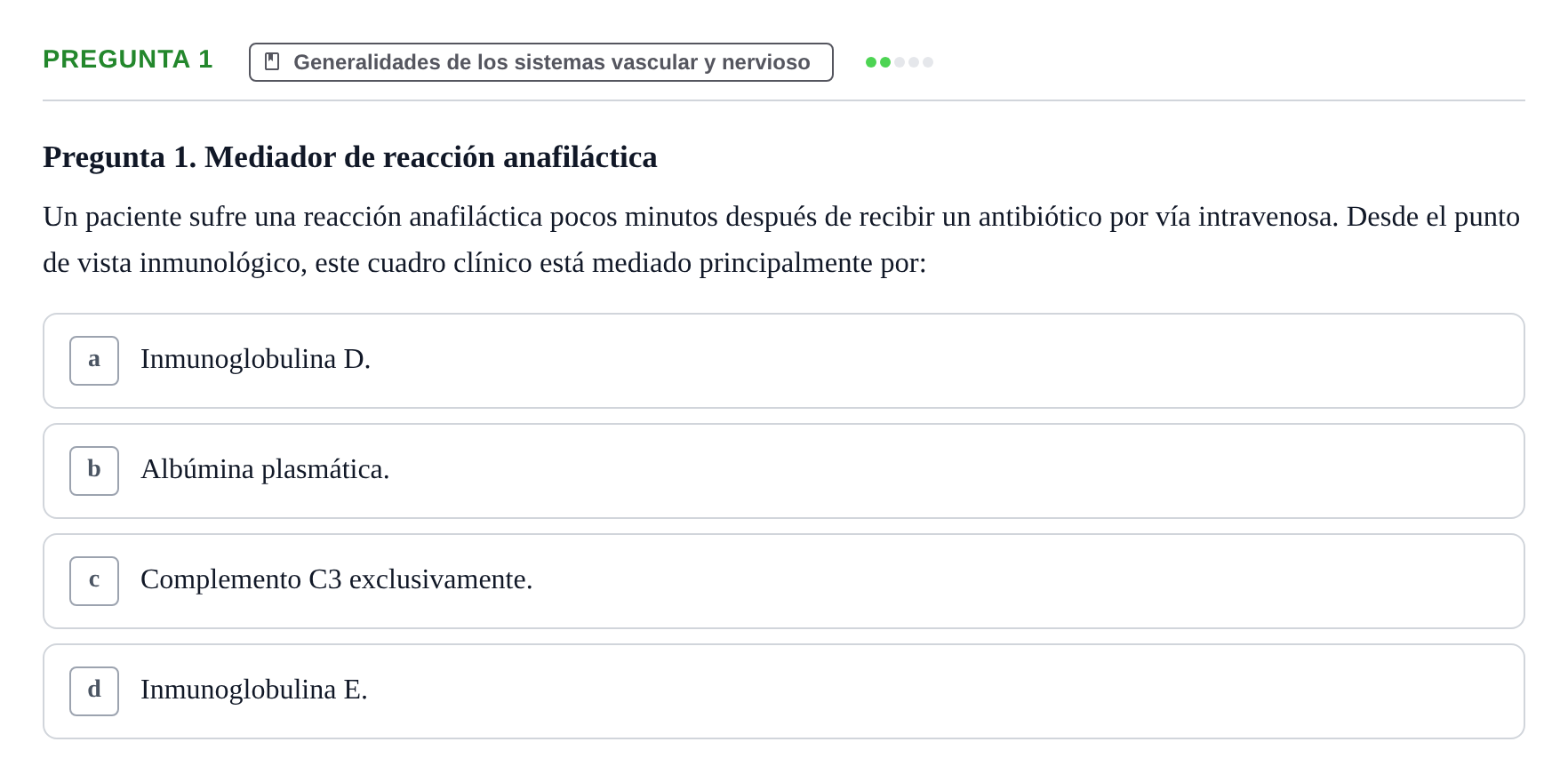 Enunciado: Pregunta 1