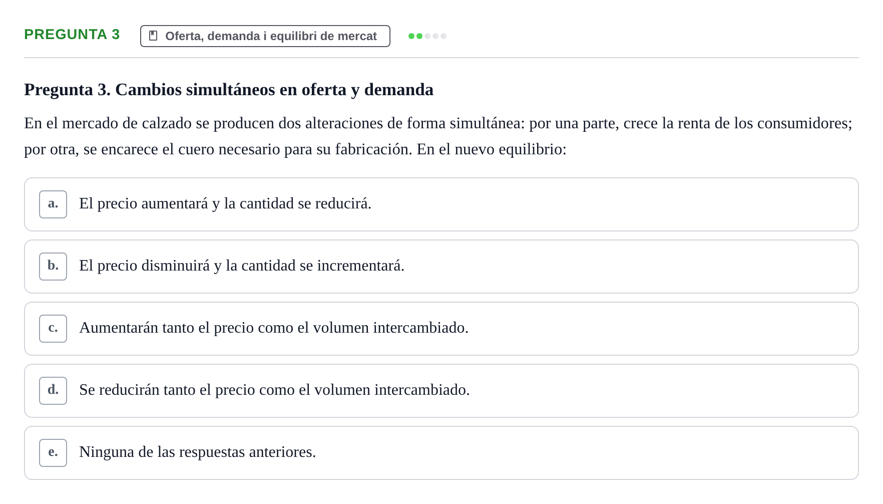 Enunciado: Pregunta 3 · Introducción a la Economía UAB 2010