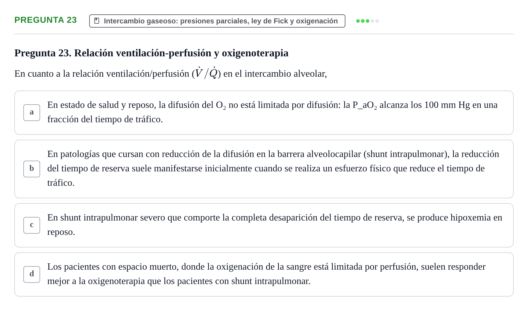 Enunciado: Pregunta 23 · Biofísica UAB 2023