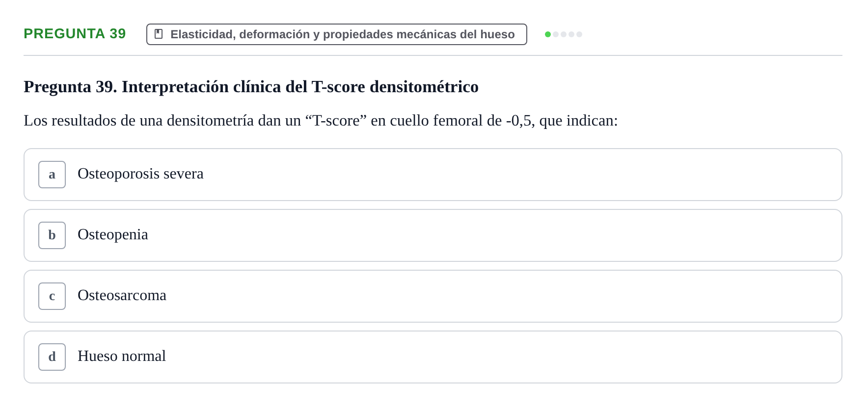 Enunciado: Pregunta 39 · Biofísica UAB 2023